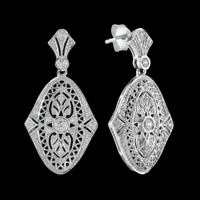 Sterling Silver, CZ