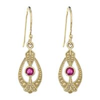 9ct Yellow Gold, Pink Tourmaline