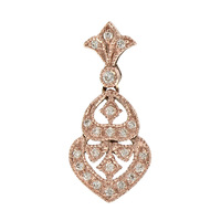 9ct Rose Gold, Natural Diamond