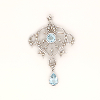White Gold, Blue Topaz, FWP